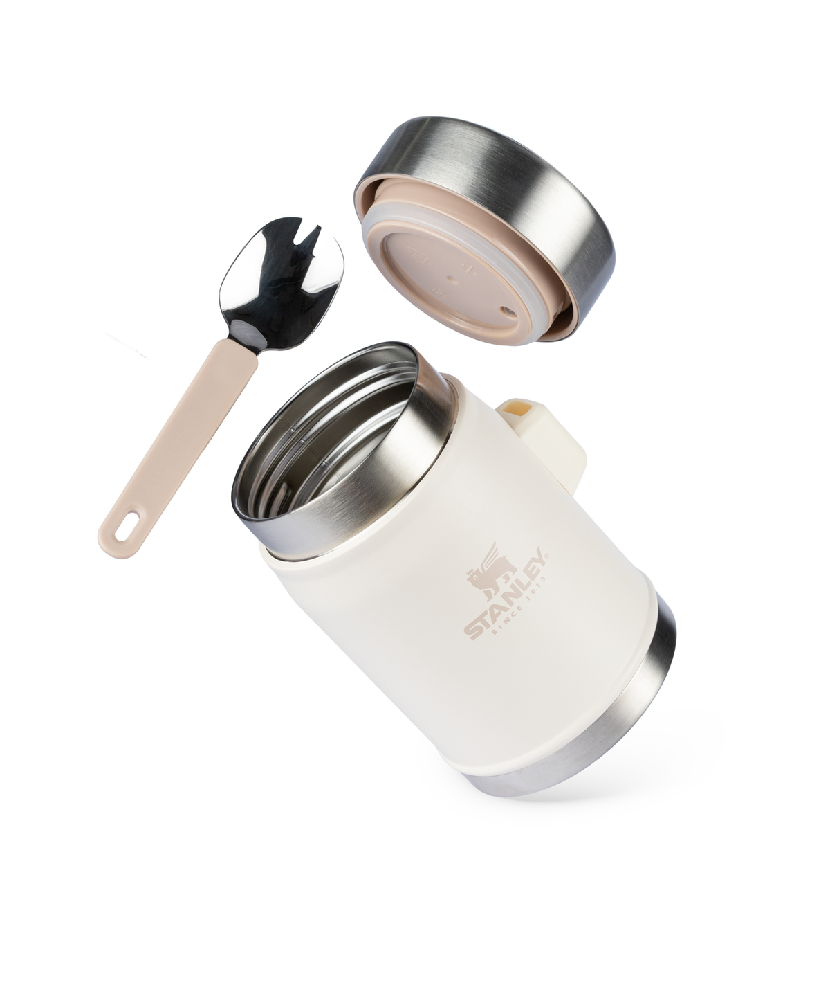 Pote Térmico com Garfolher Cream | 414ml