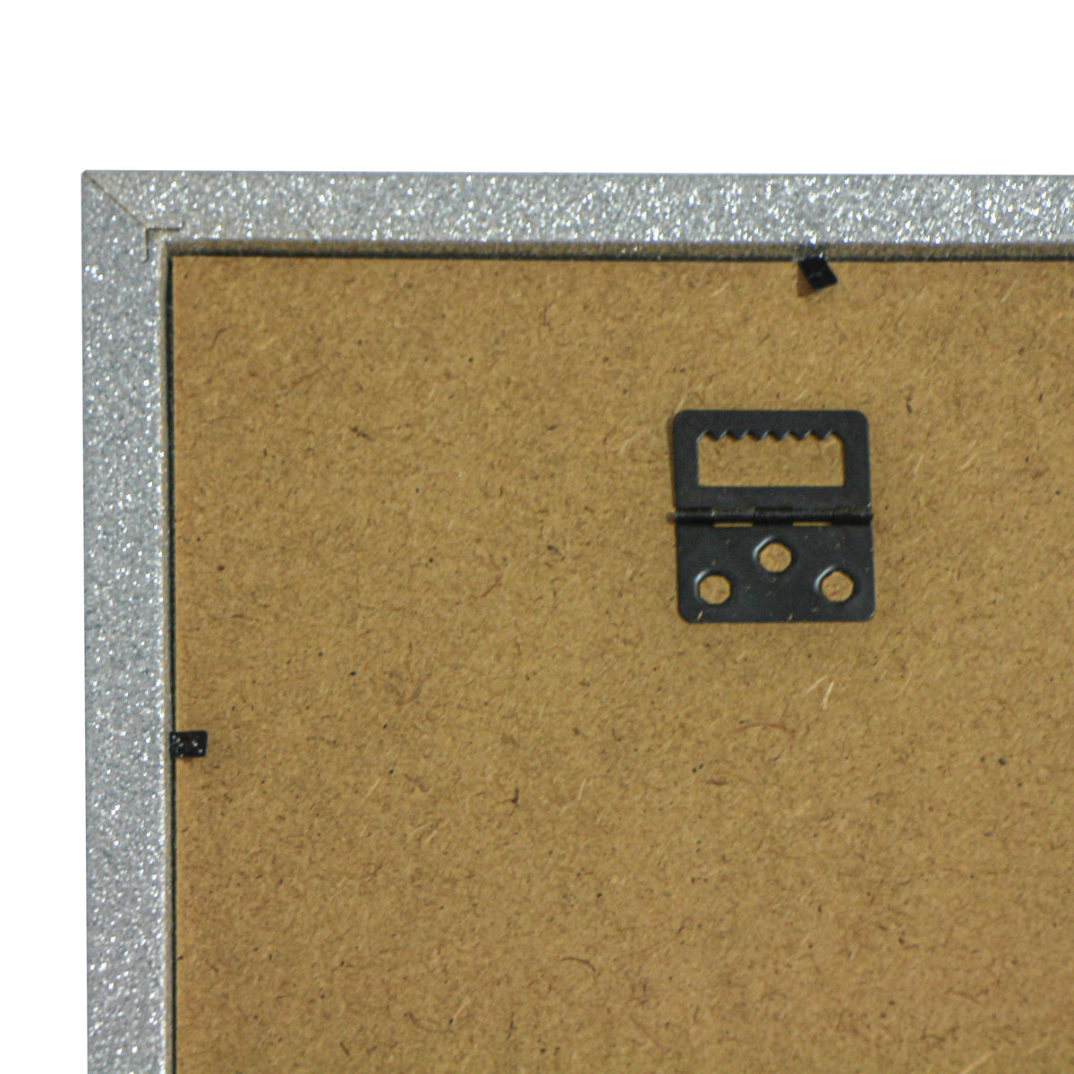 QUADRO COM MOLDURA GLITER PRATA