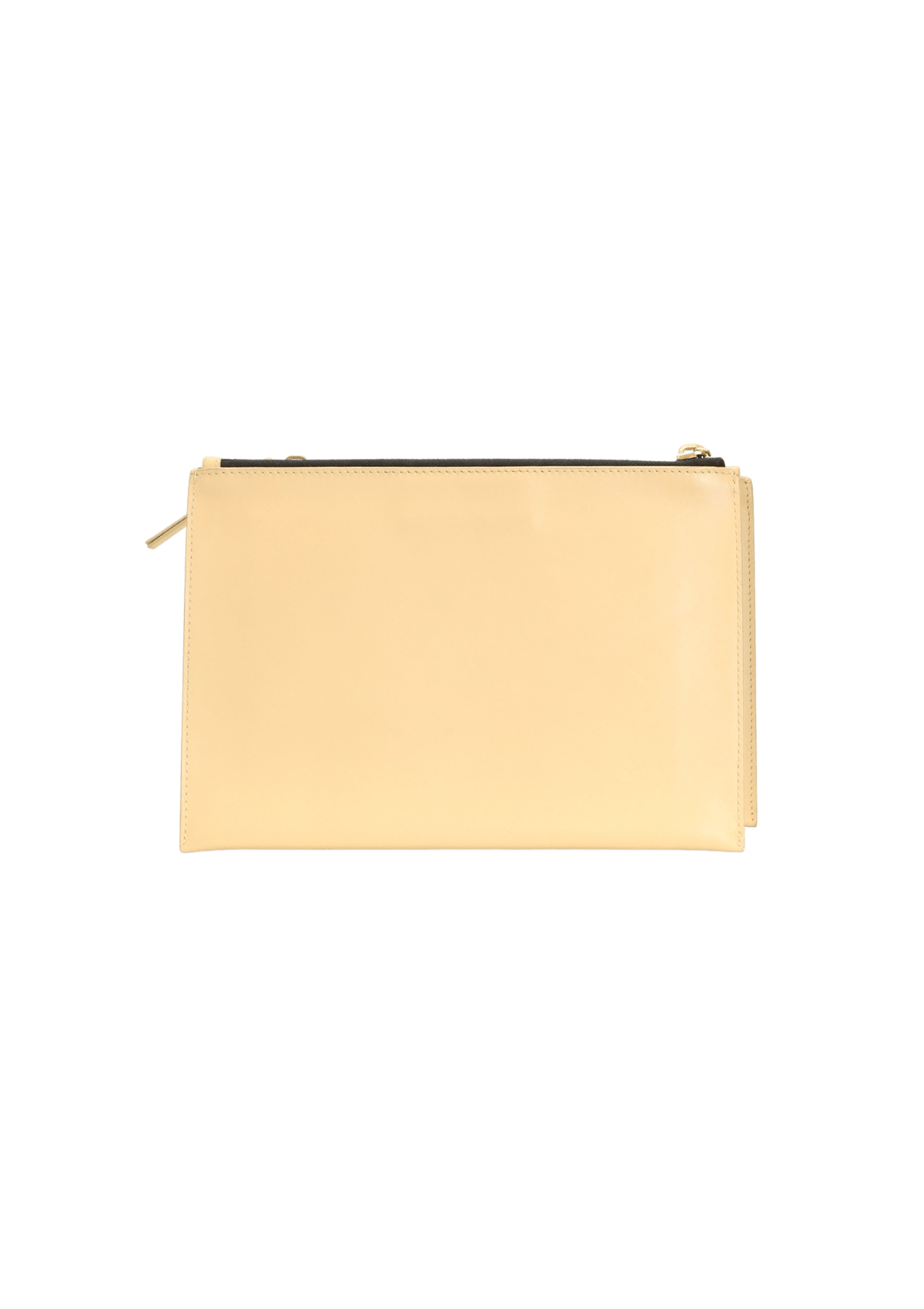 TWO-TONE LEATHER POUCH