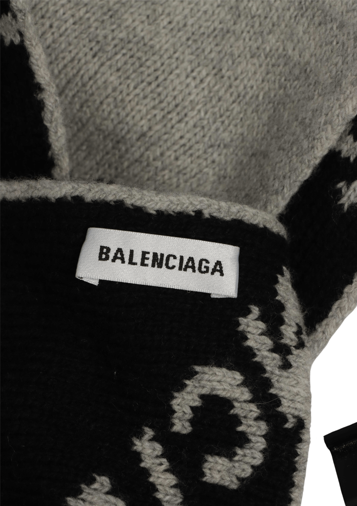 LOGO WOOL SCARF