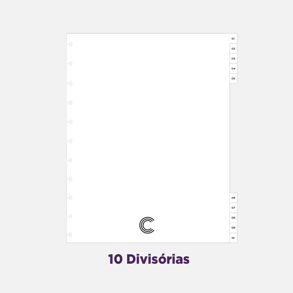 CADERNO 10 MATÉRIAS DARK GREEN Caderno Inteligente Lojista