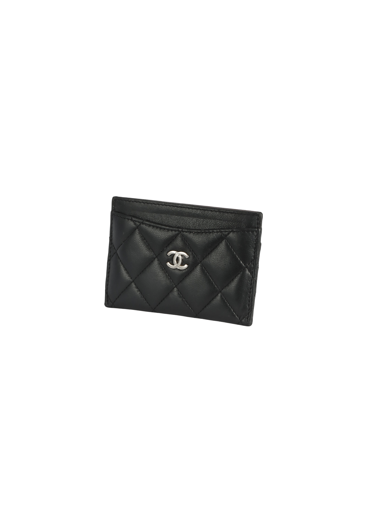 INTERLOCKING CC LOGO CARD HOLDER