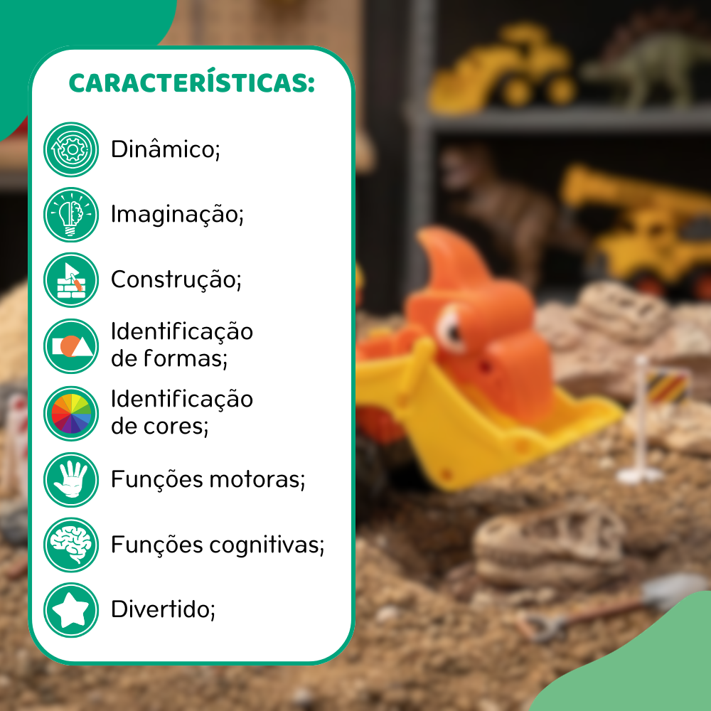 Dinossauro Construção Pá Carregadeira