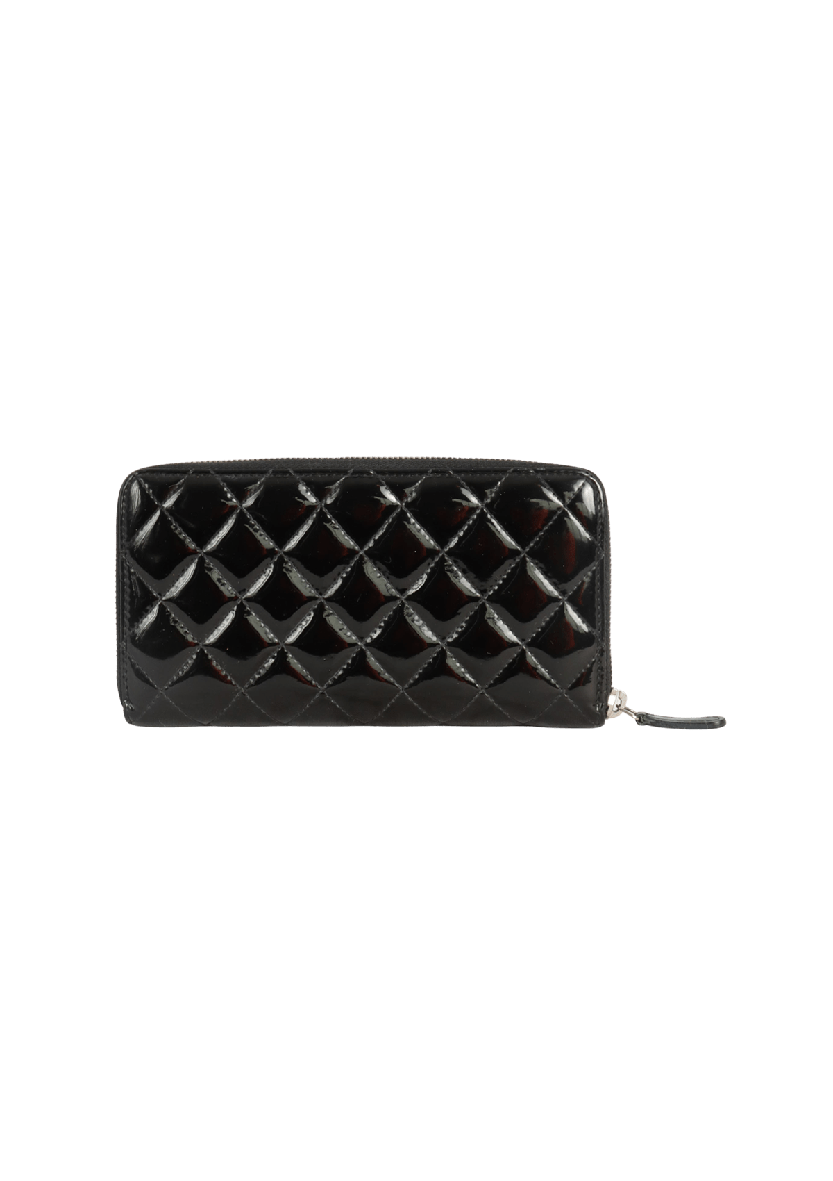 PATENT LEATHER CC WALLET