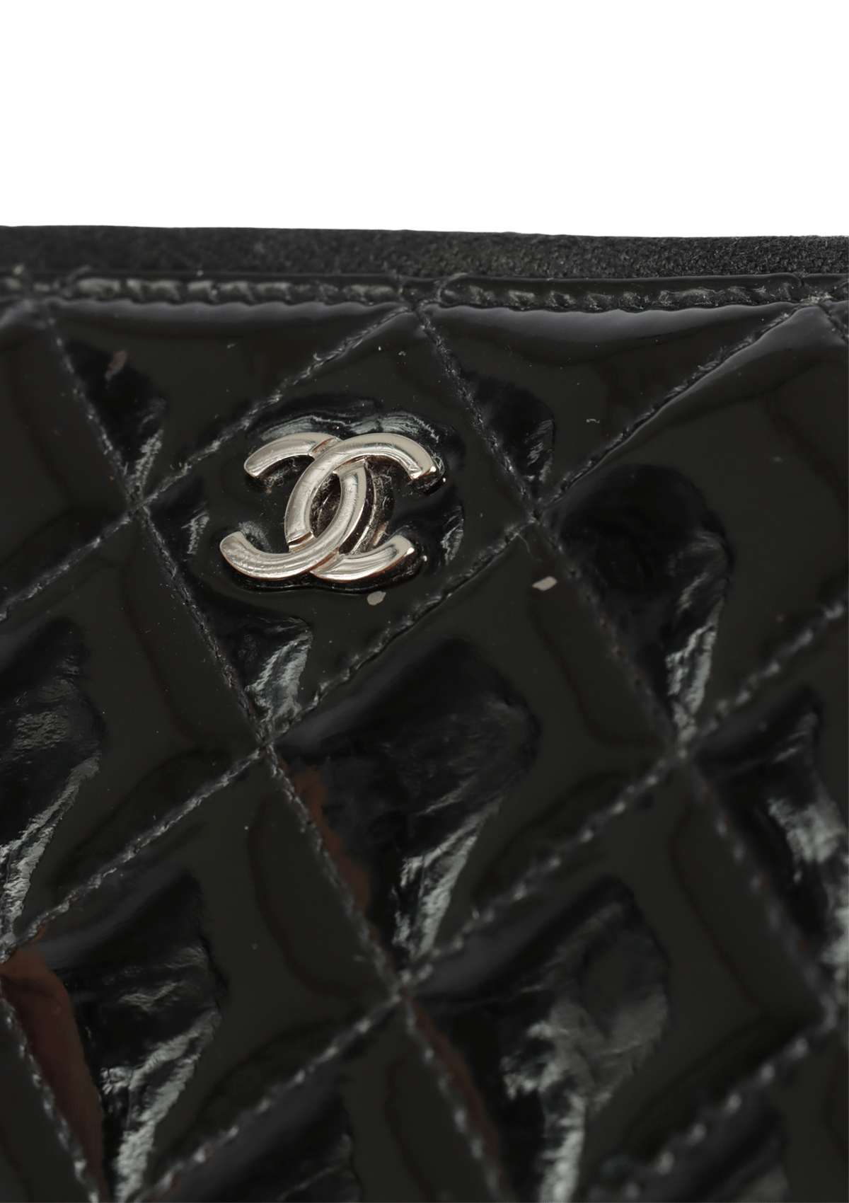 PATENT LEATHER CC WALLET