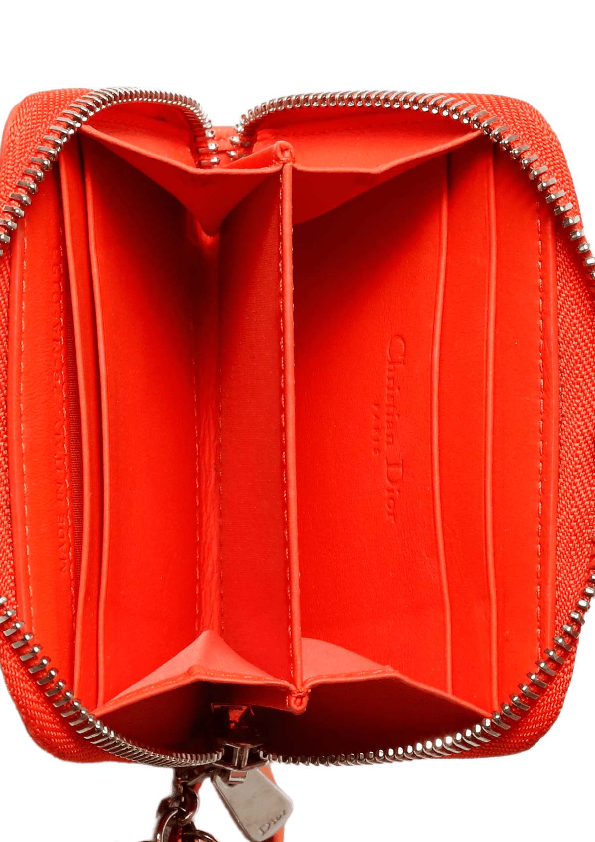 LADY DIOR ZIP AROUND WALLET