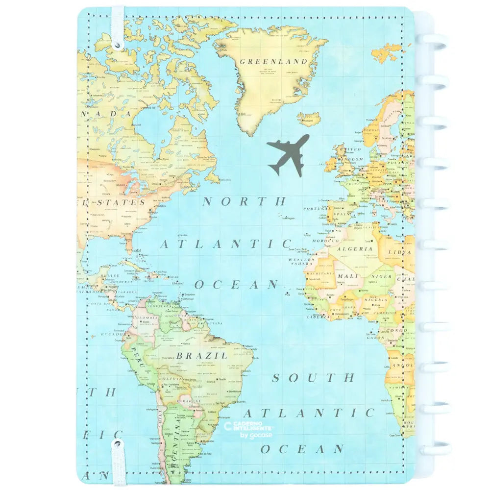 Caderno By Gocase Mapa Mundi Caderno