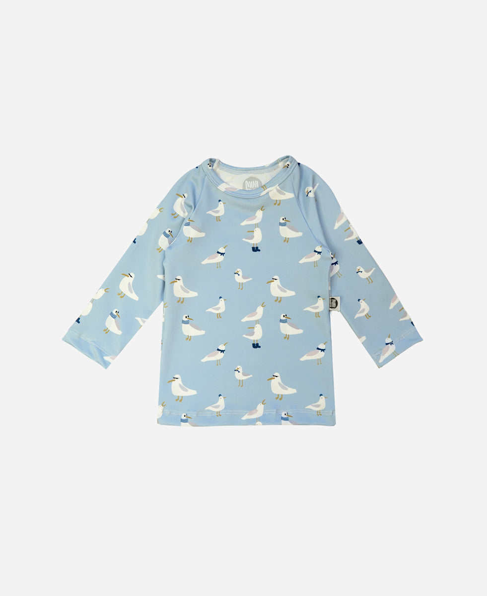 Camiseta Infantil Proteção Solar Unissex UV50+ | Seagulls
