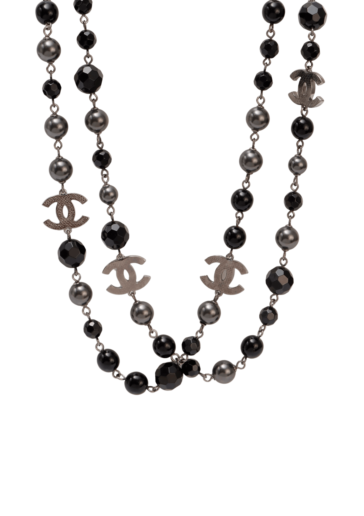 CC FAUX PEARL LONG NECKLACE