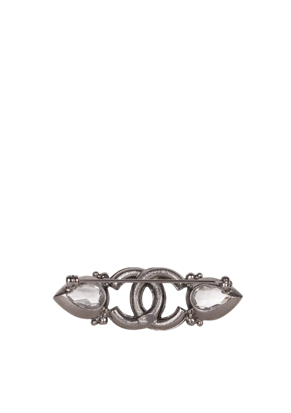 CC CRYSTAL BROOCH