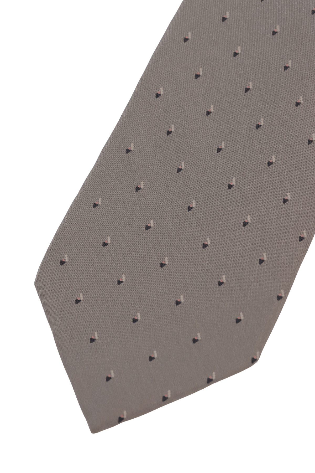 VINTAGE PRINTED SILK TIE
