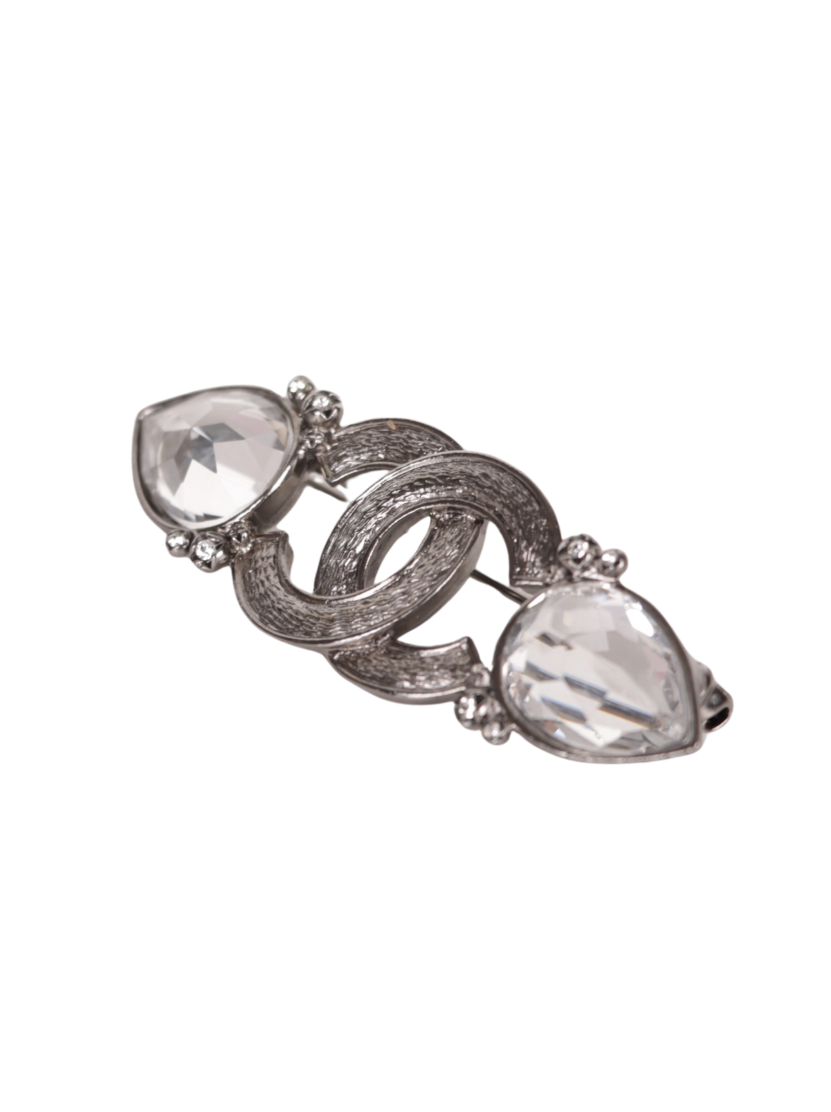CC CRYSTAL BROOCH