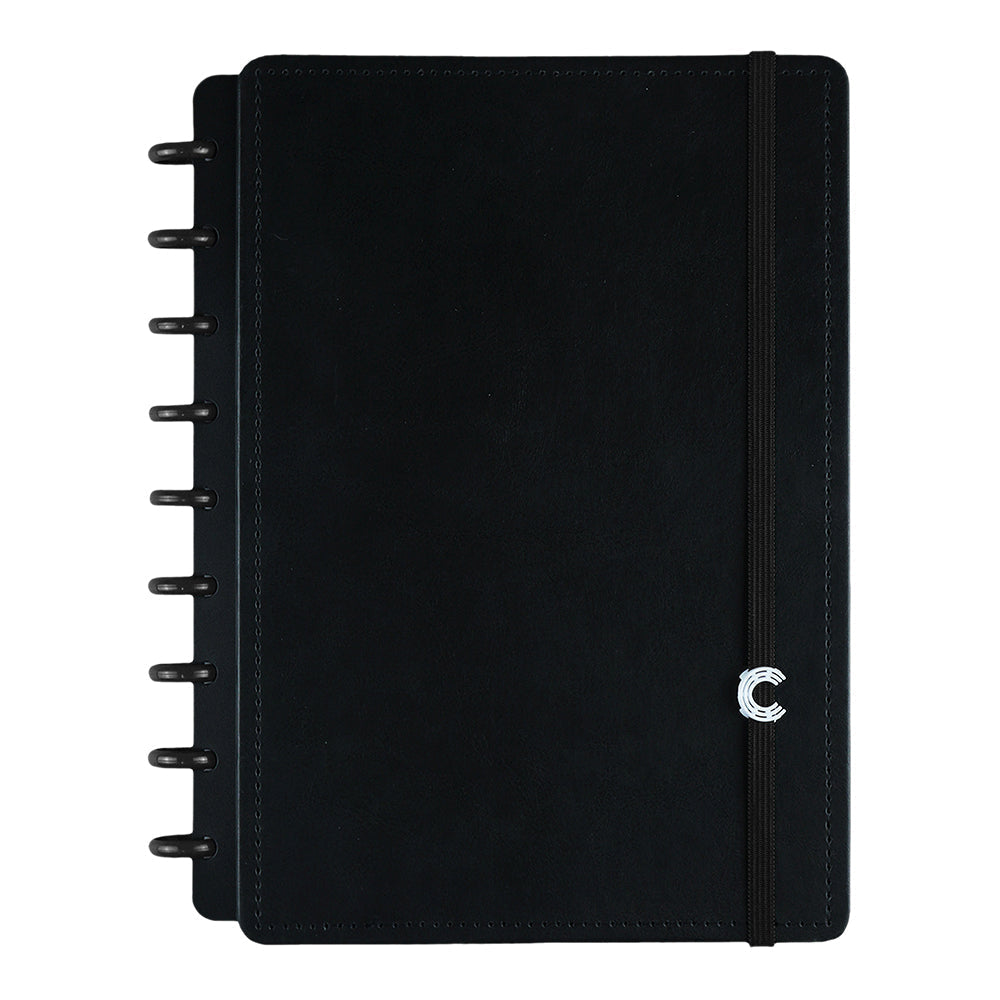 Discos + Elástico Preto (Cópia) Caderno Inteligente ®