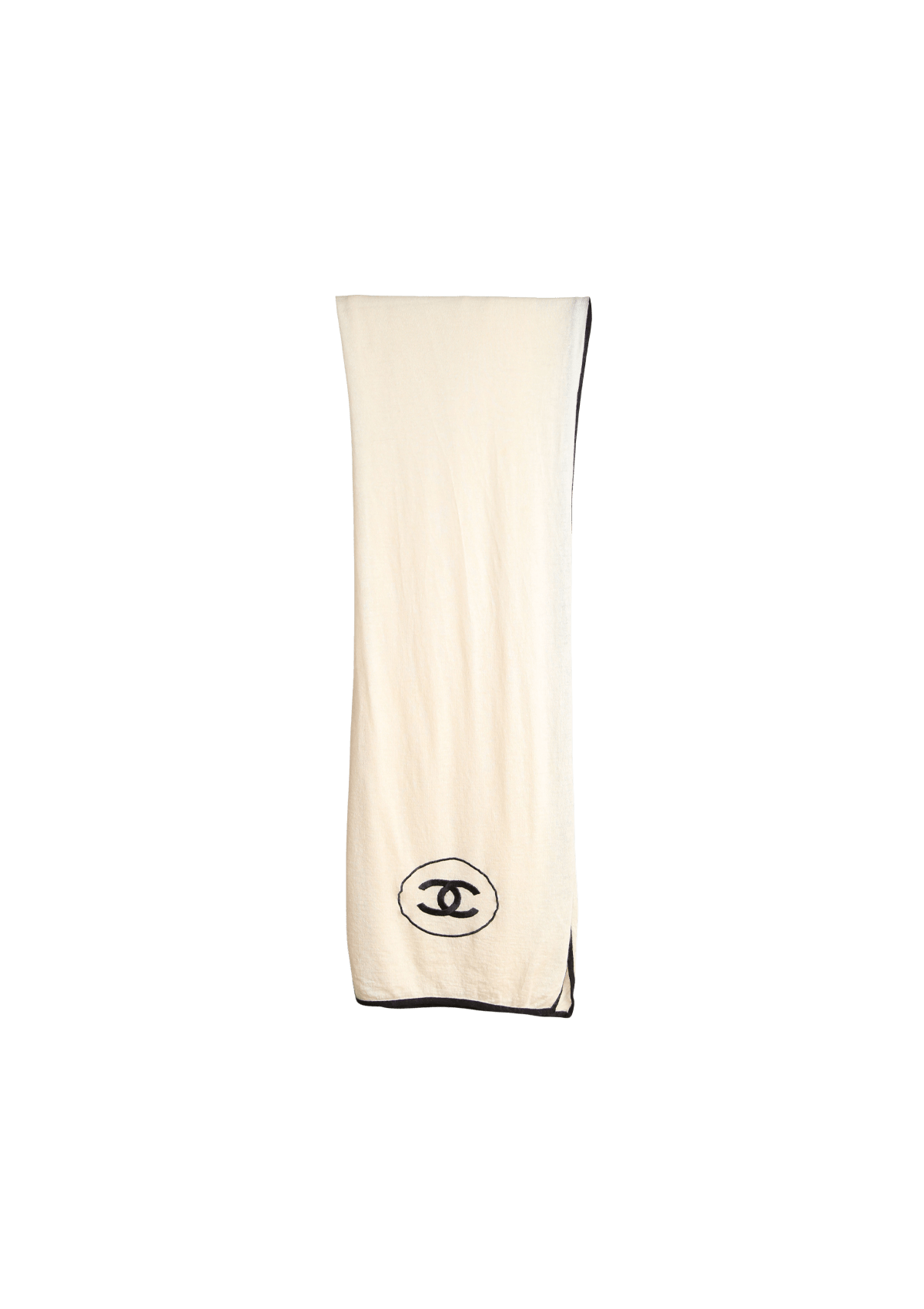 INTERLOCKING CC LOGO SCARF