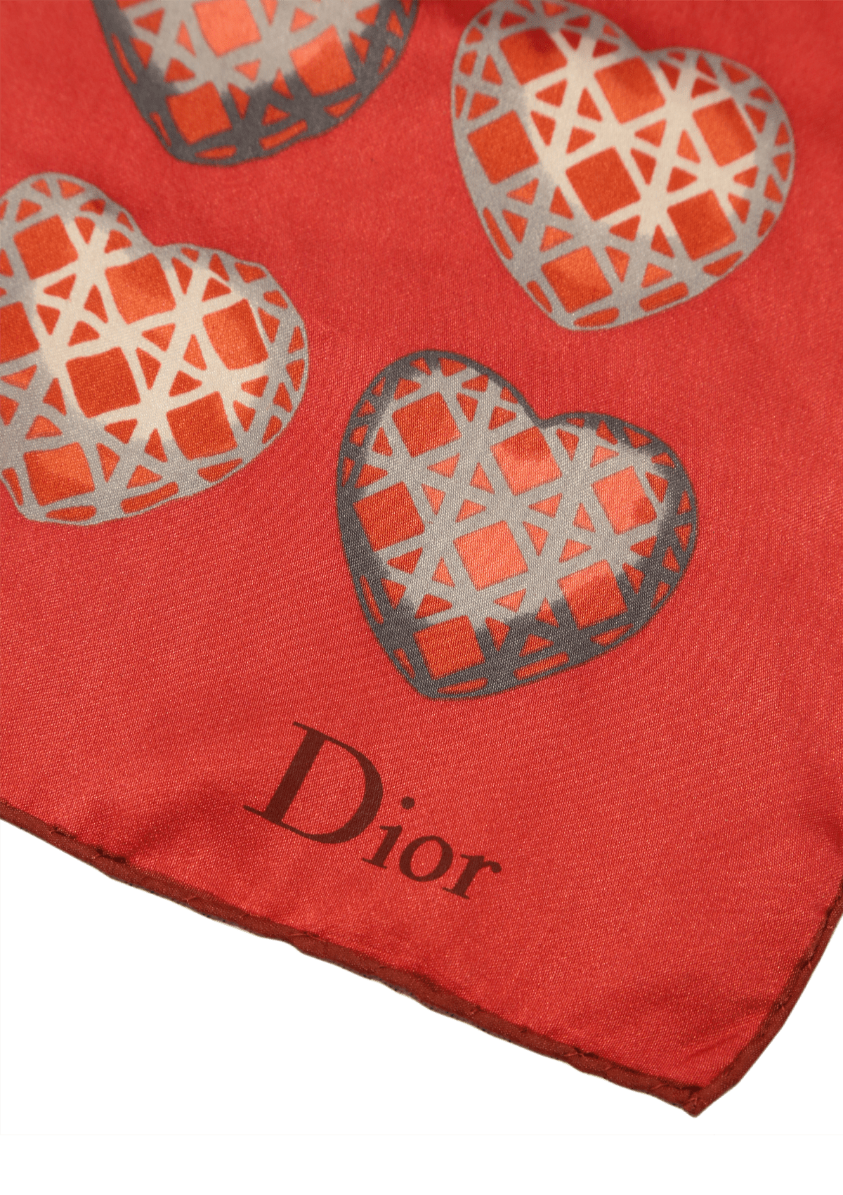 RUST HEARTS SCARF