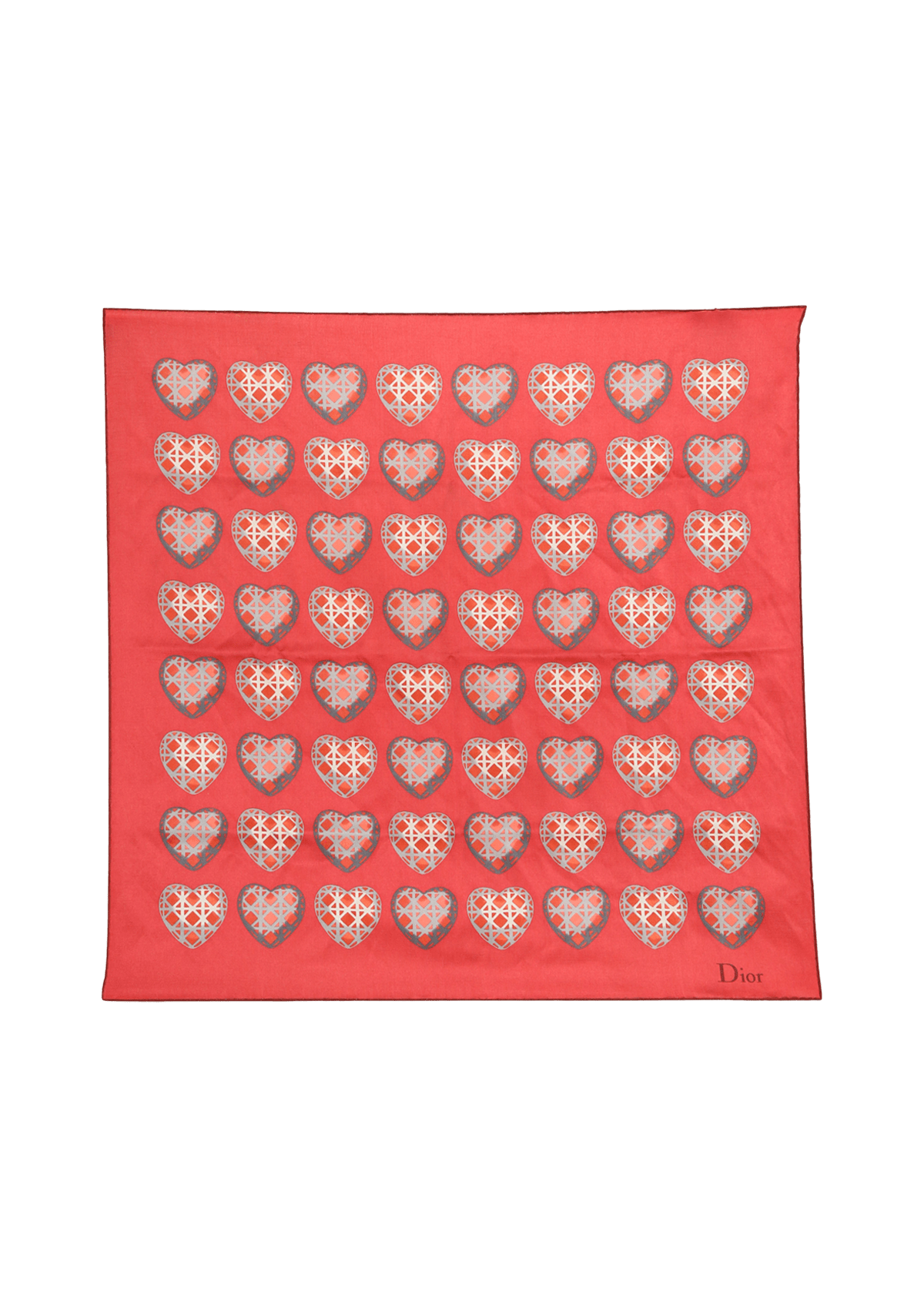 RUST HEARTS SCARF