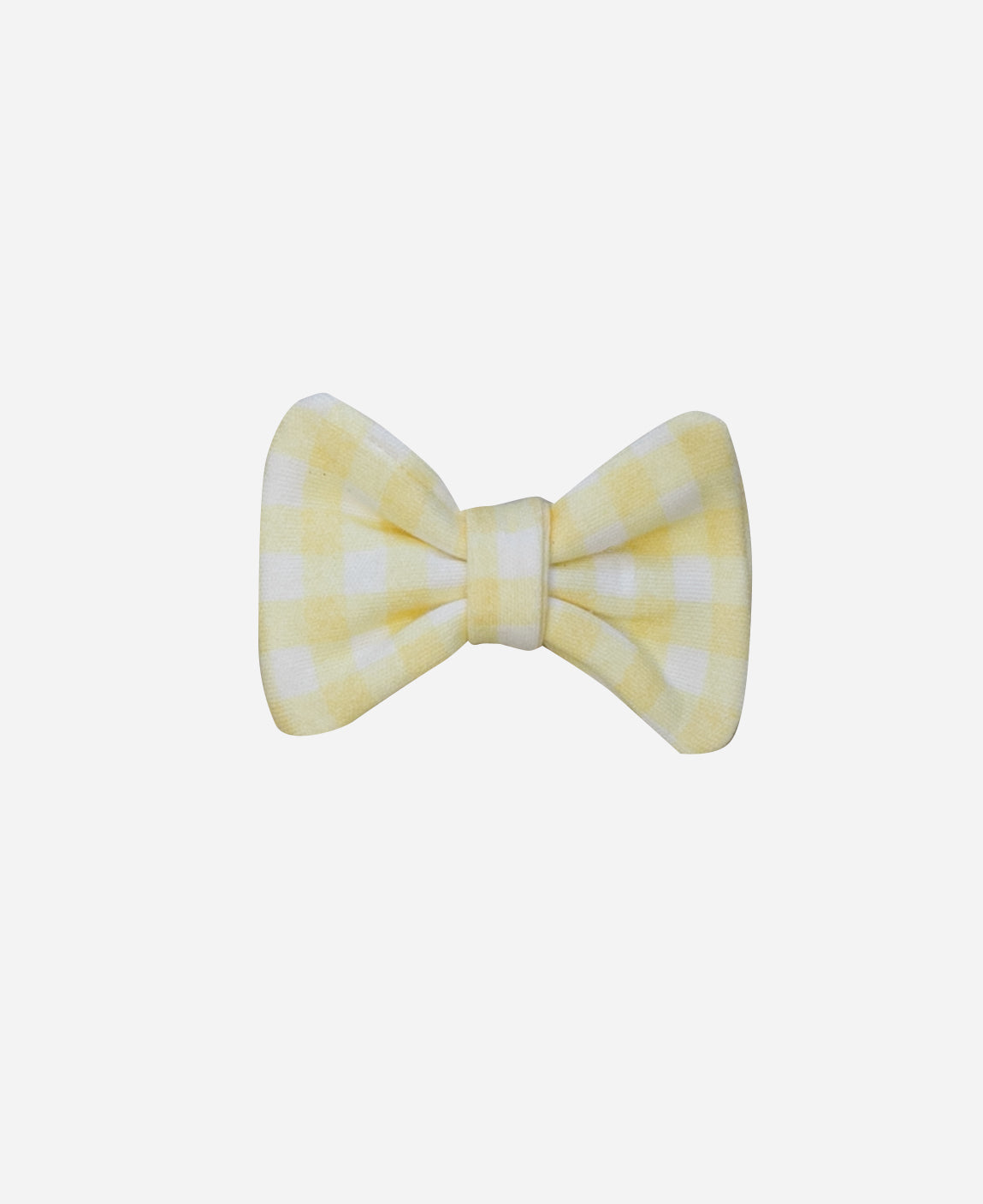 Laço de Cabelo com Clip | Vichy Amarelo