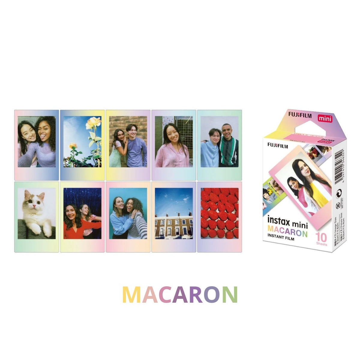 Combo Câmera Instantânea Fujifilm instax mini LiPlay™ Misty White + Filme instax™ a sua escolha 10 fotos