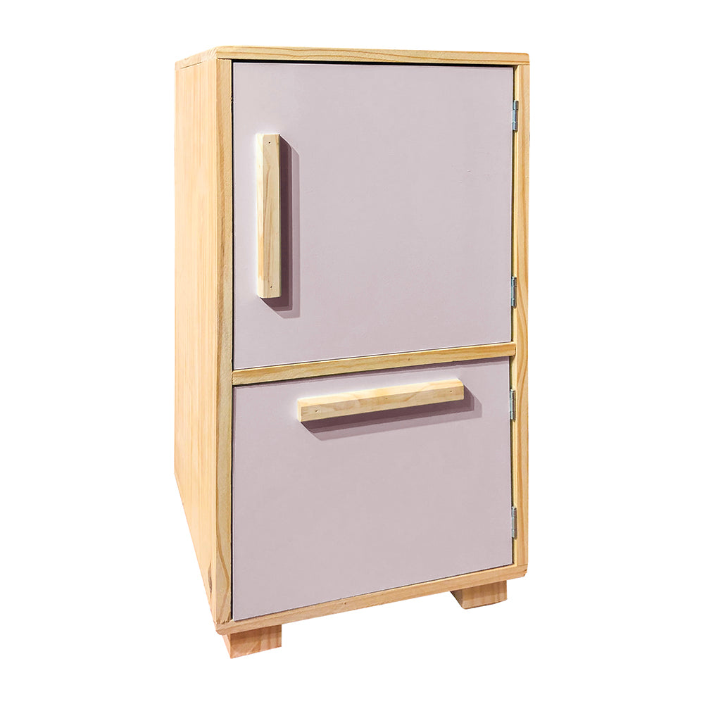 M1 GELADEIRA ESTANTE ROSA EM MDF