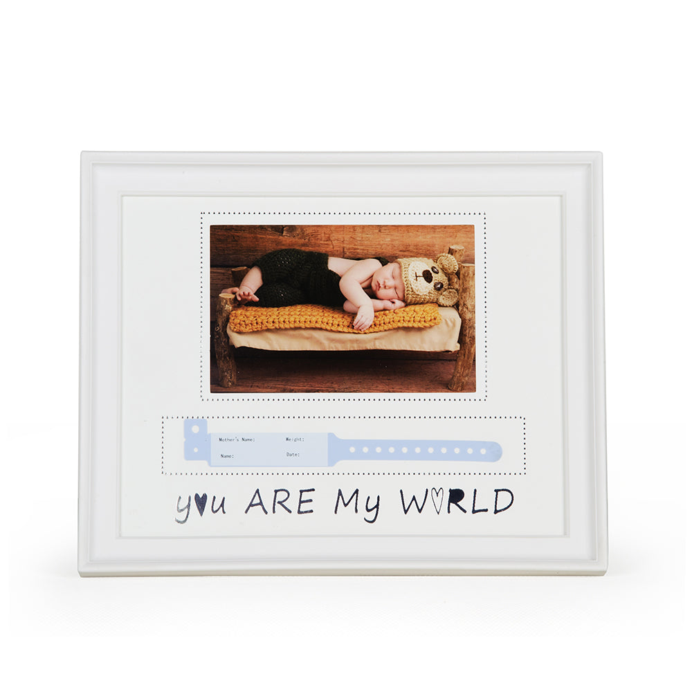 M1 PORTA RETRATO YOU ARE MY WORLD PORTA BRACELETE DE MATERNIDADE - FOTO 10X15