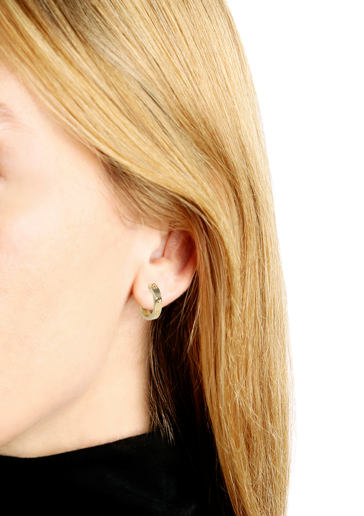 LOVE HOOP EARRINGS
