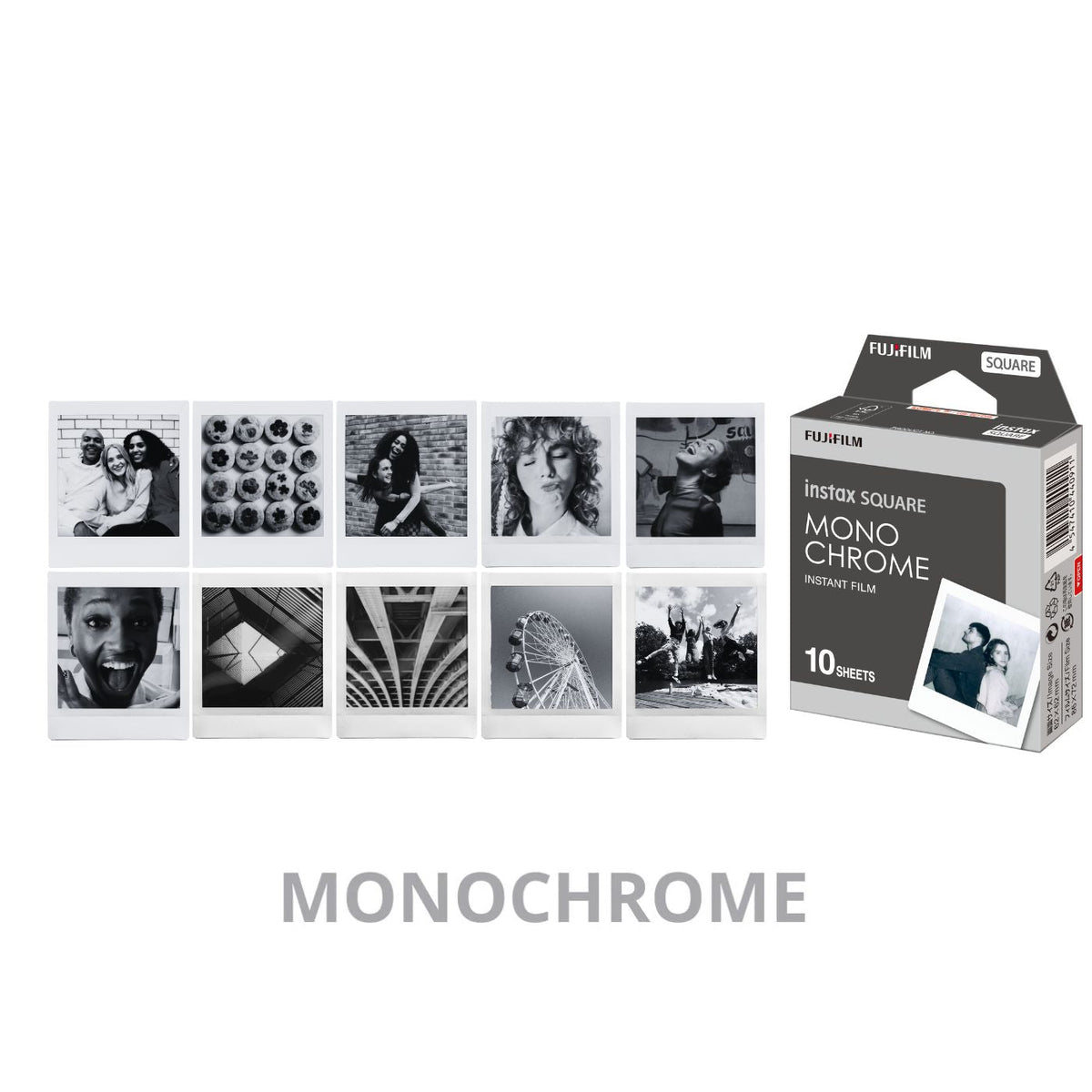 Combo Álbum de fotos instax™ SQUARE + Filme instax™ SQUARE 10 fotos