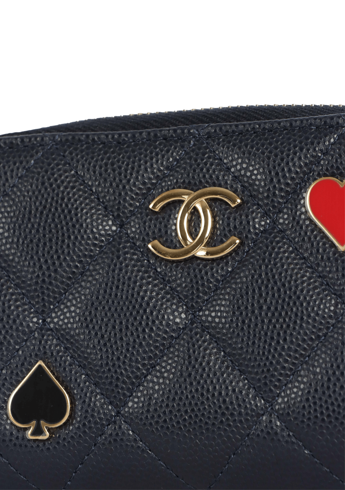 INTERLOCKING CC COIN PURSE