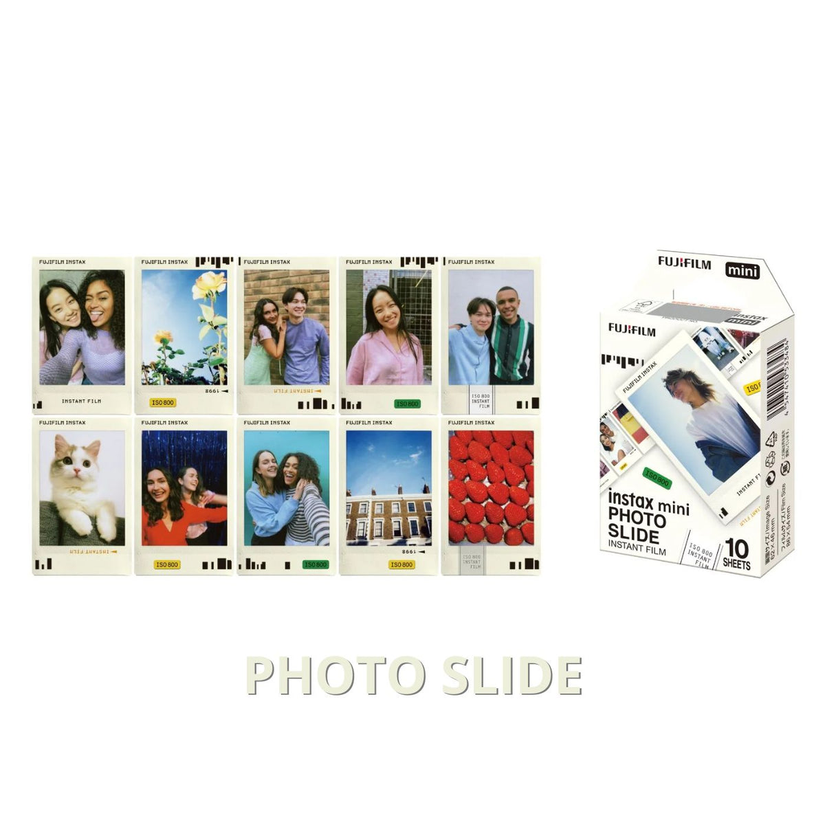 Combo Câmera Instantânea Fujifilm instax mini LiPlay™ Misty White + Filme instax™ a sua escolha 10 fotos