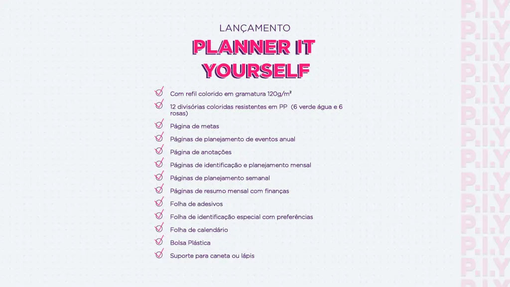 Planner CI Acqua Glam Caderno