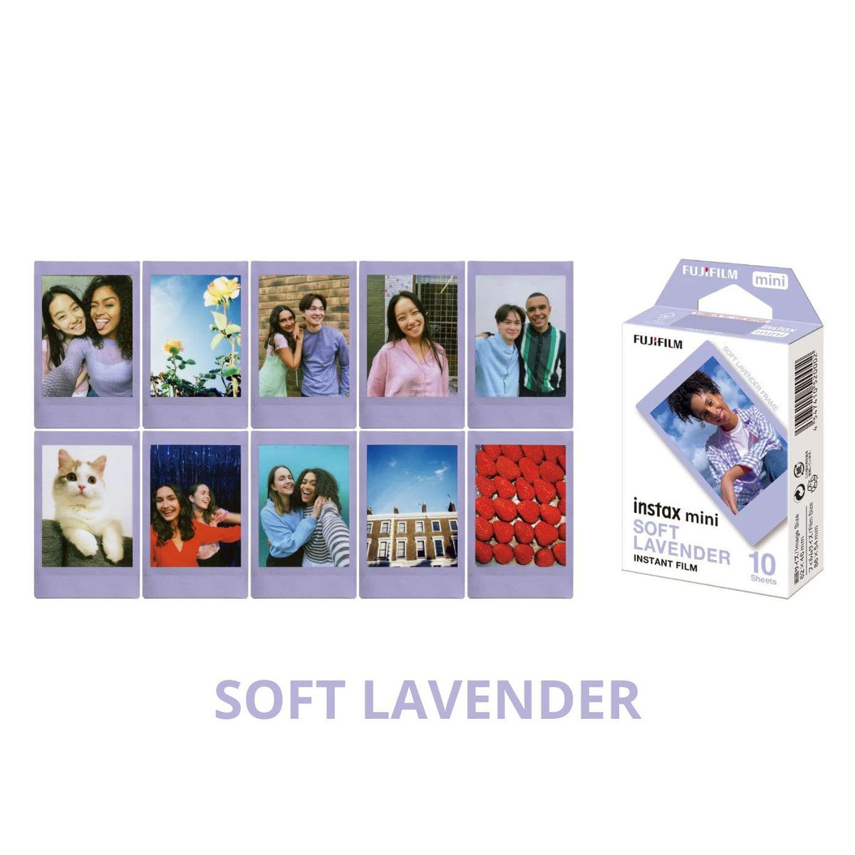 Combo Câmera Instantânea Fujifilm instax mini LiPlay™ Misty White + Filme instax™ a sua escolha 10 fotos