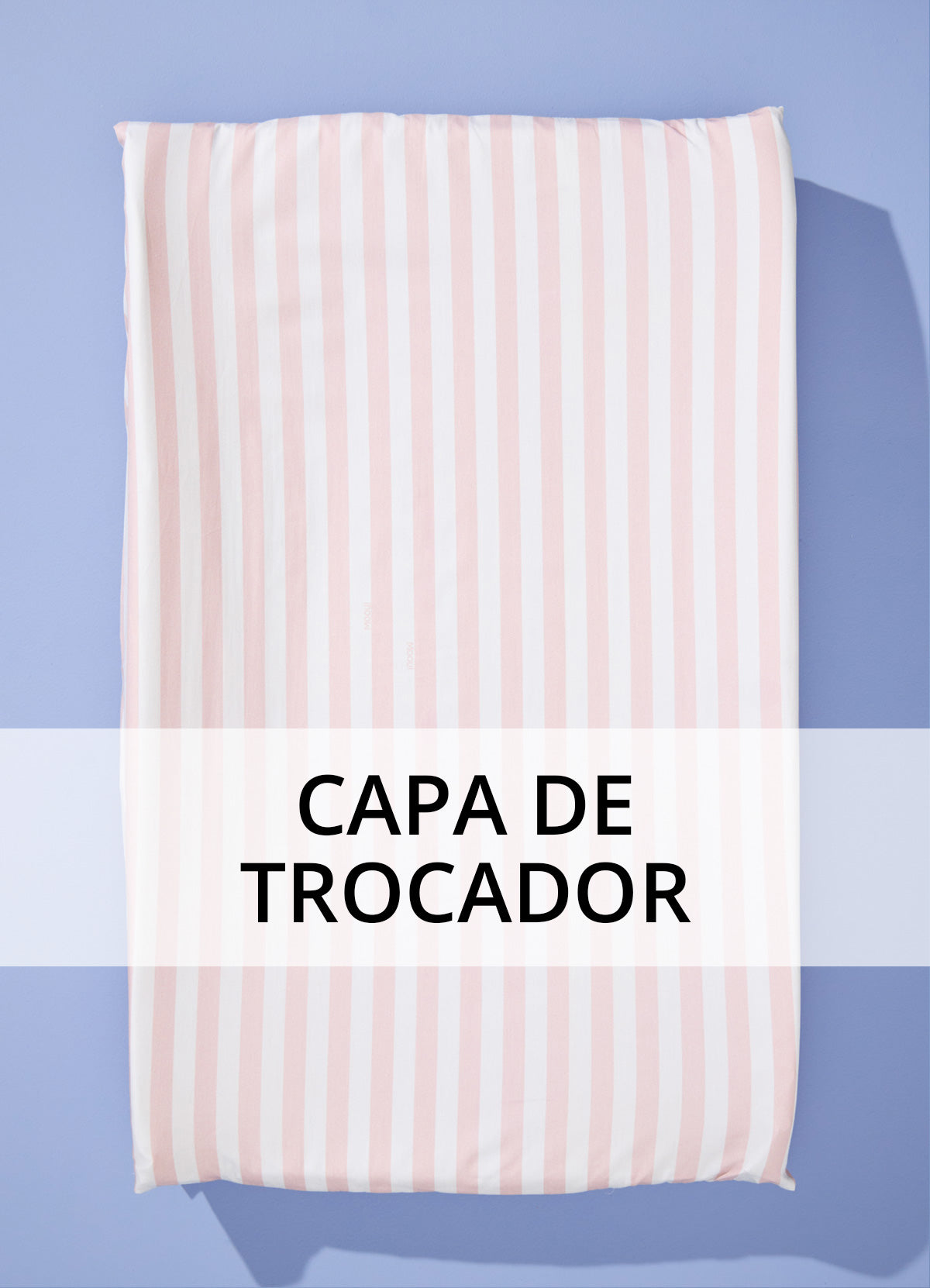 Capa para Trocador Americano - Listrado Pétalas