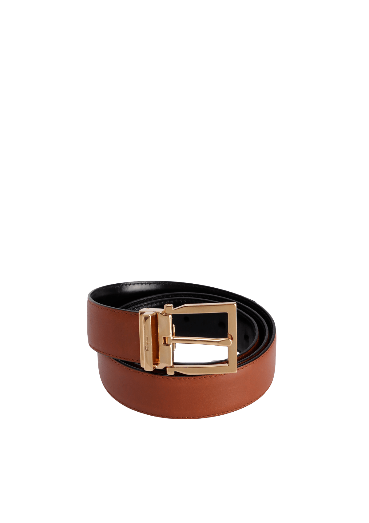 REVERSIBLE LEATHER BELT 85