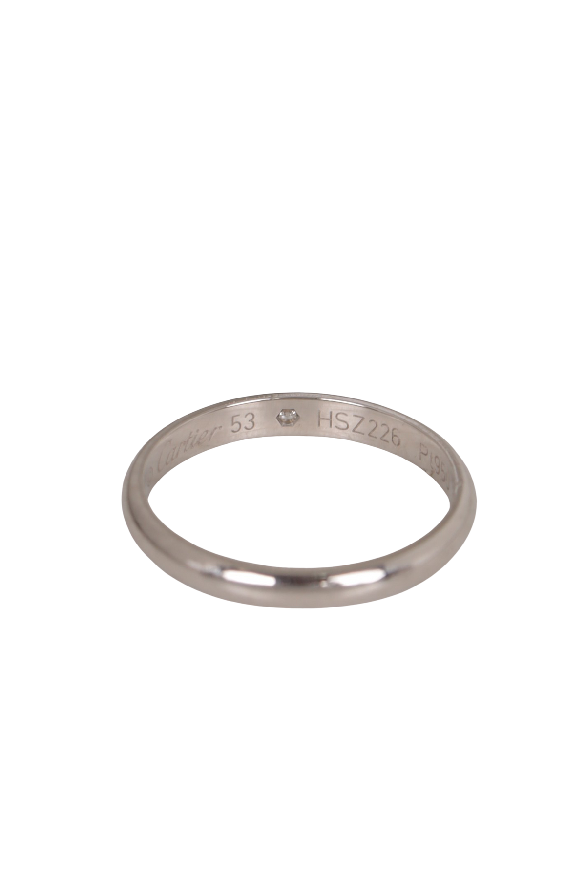 DIAMOND PLATINUM RING 53