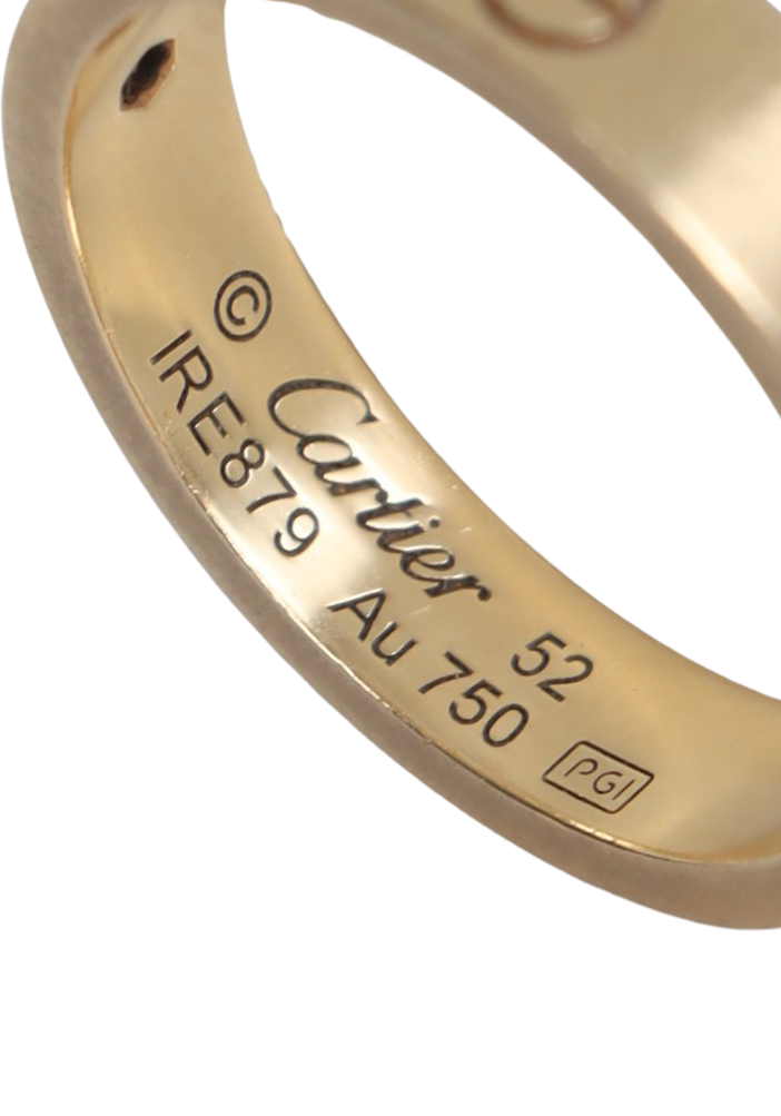 DIAMOND LOVE 18K RING 52