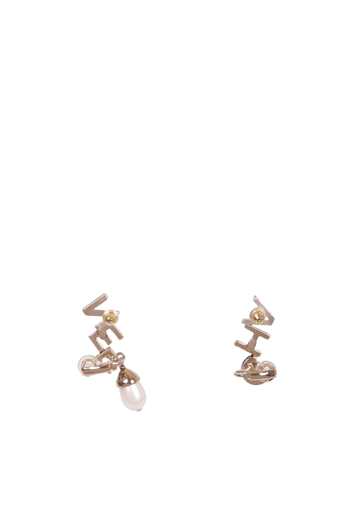 PEARL CHA-NEL EARRINGS