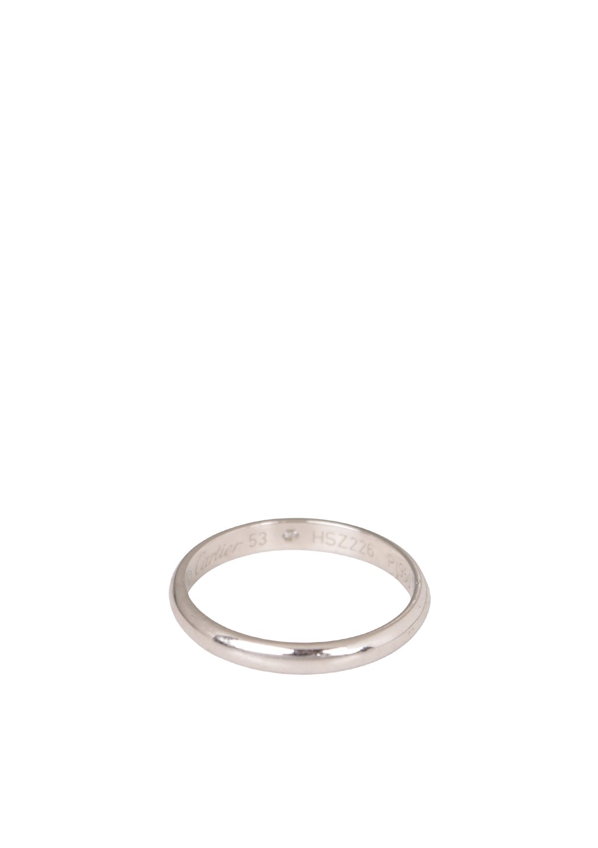 DIAMOND PLATINUM RING 53