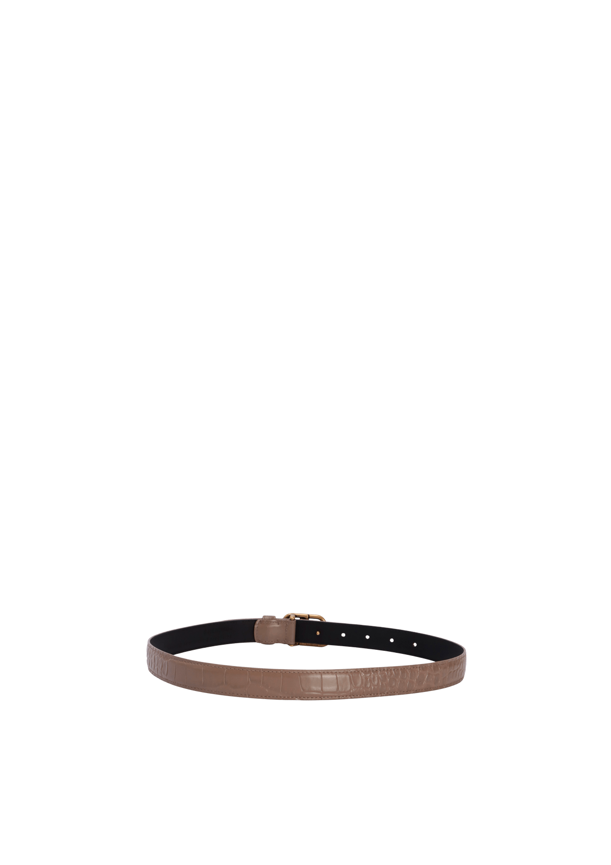 CROCODILE EMBOSSED BB BELT 75