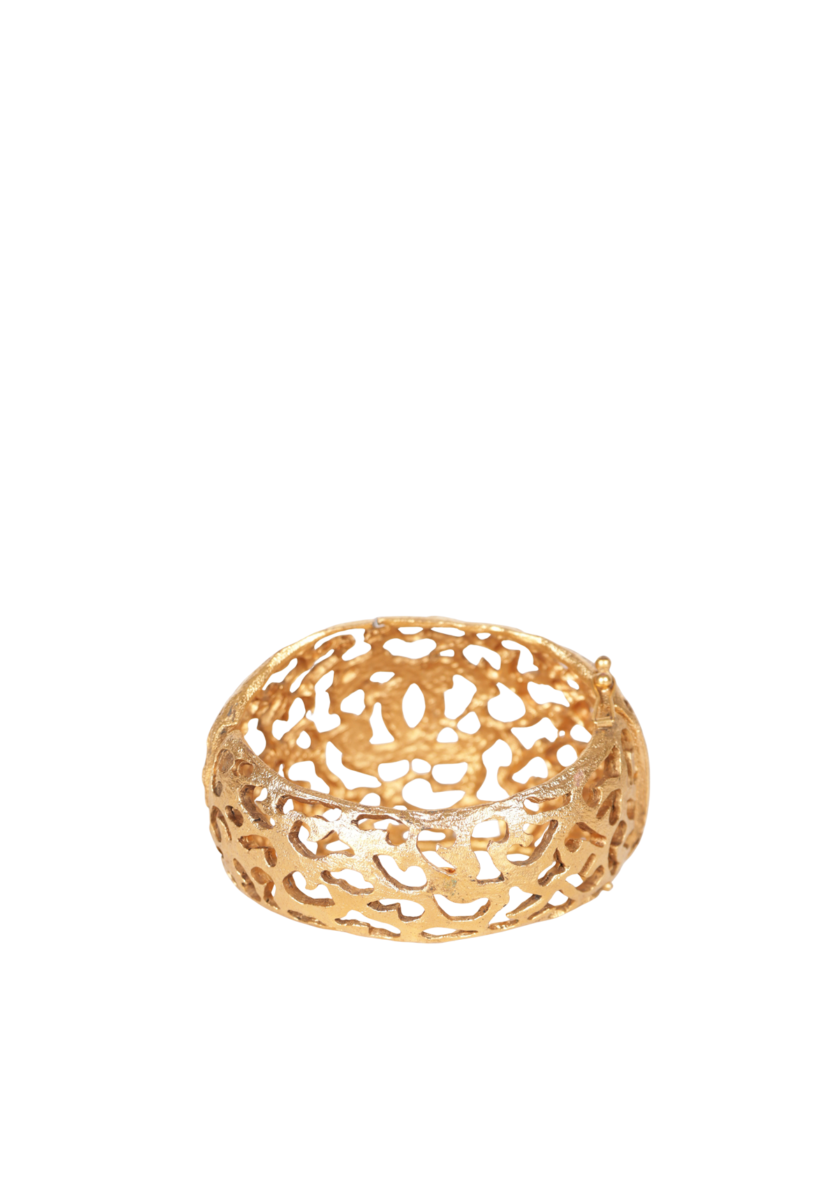 VINTAGE CC CUTOUT BANGLE BRACELET