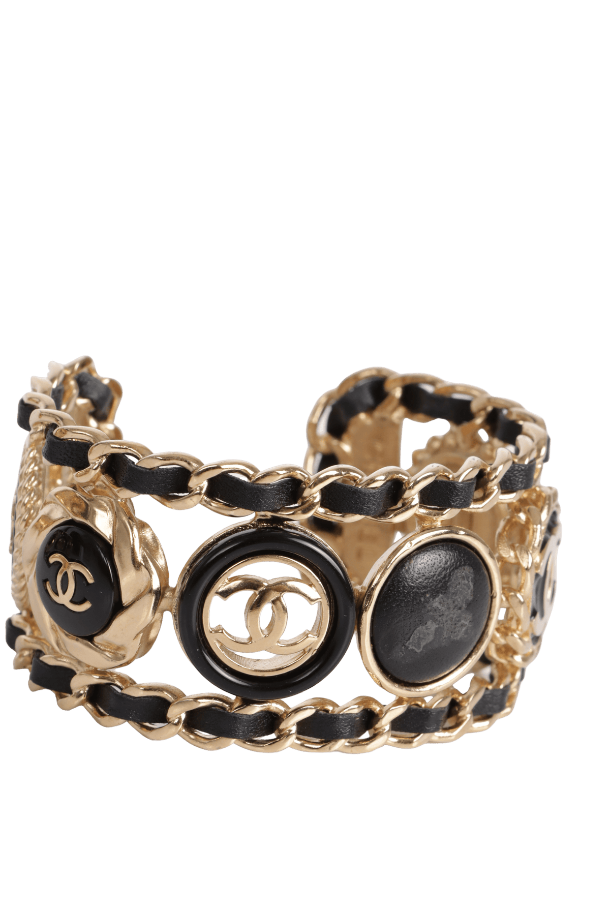 CC LEATHER BRACELET