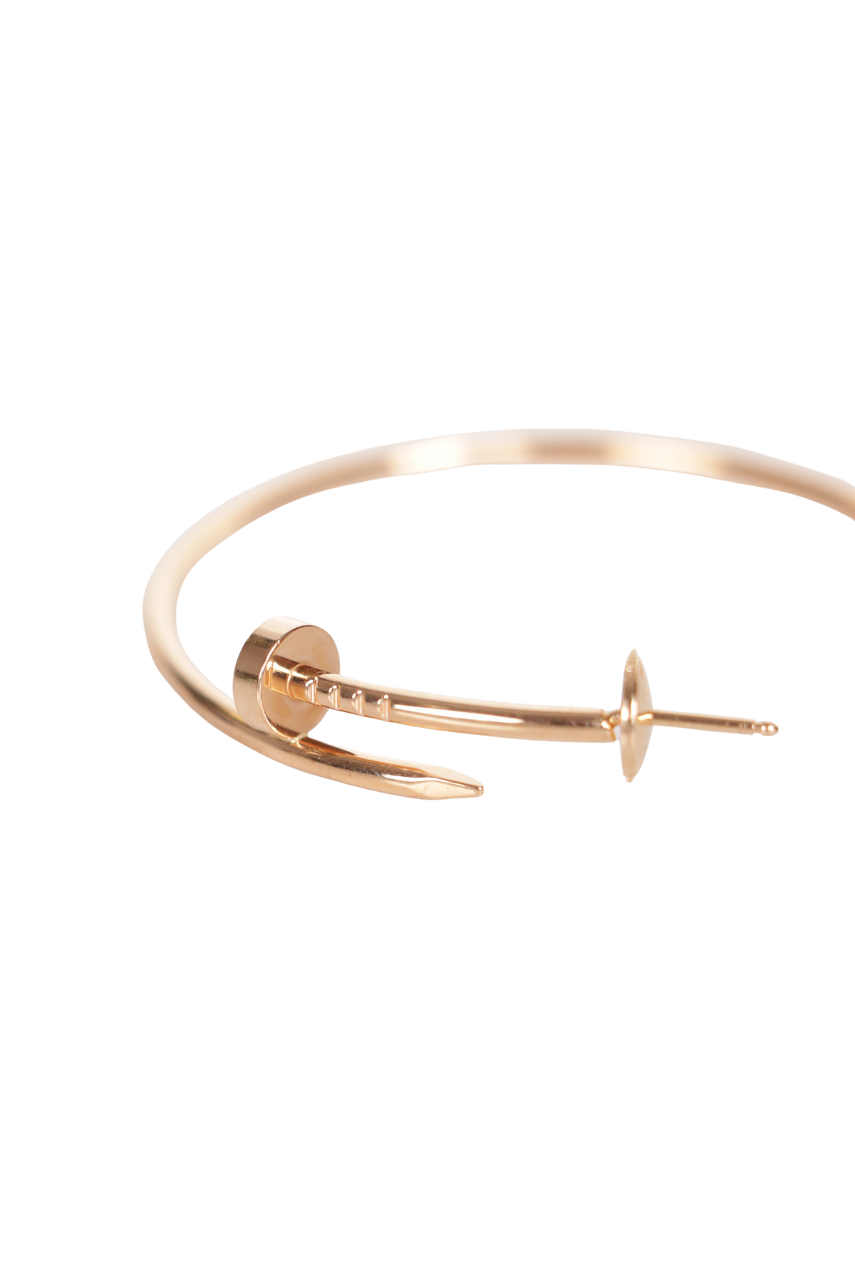 JUSTE UN CLOU HOOP 18K EARRINGS