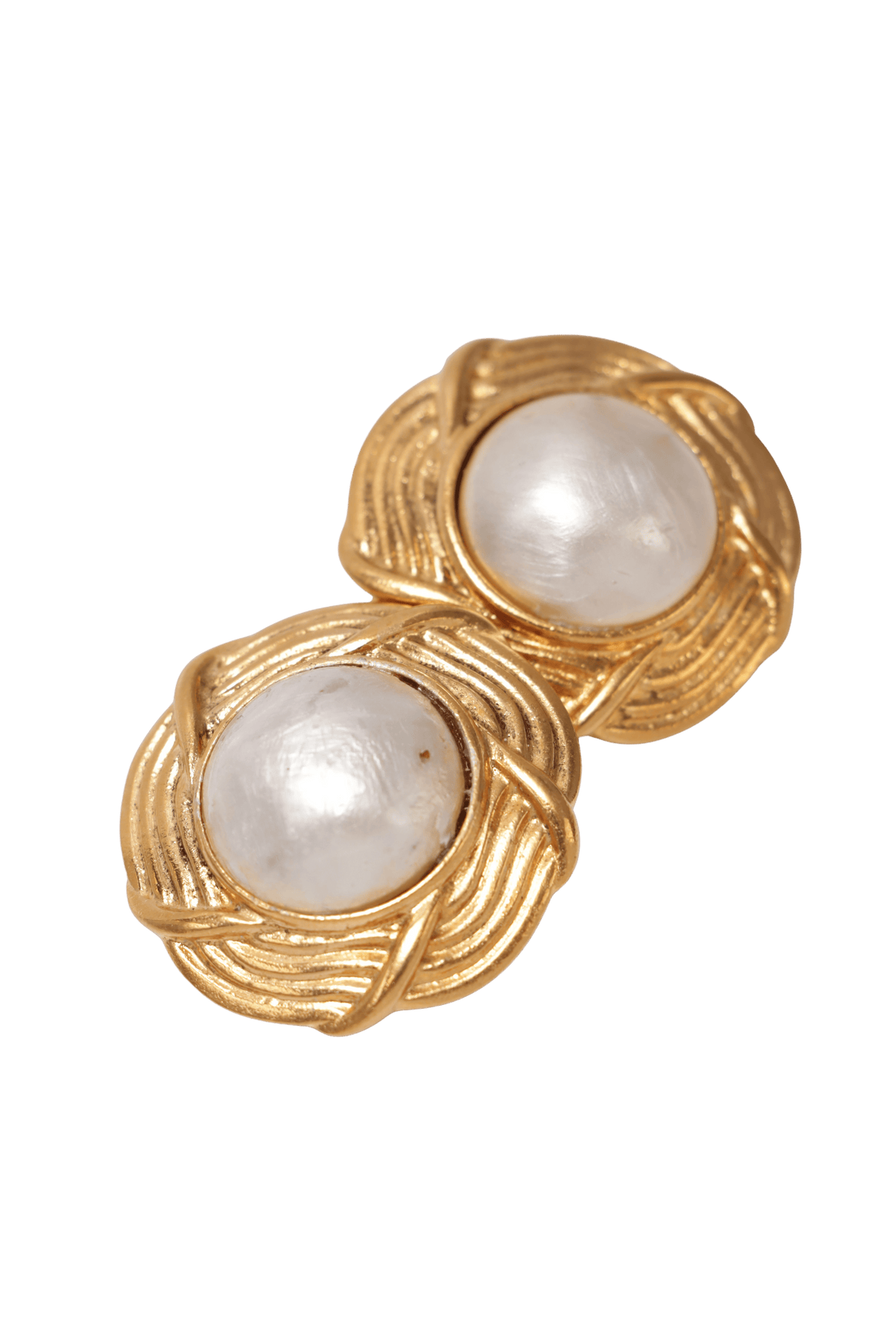 FAUX PEARL CLIP-ON EARRINGS