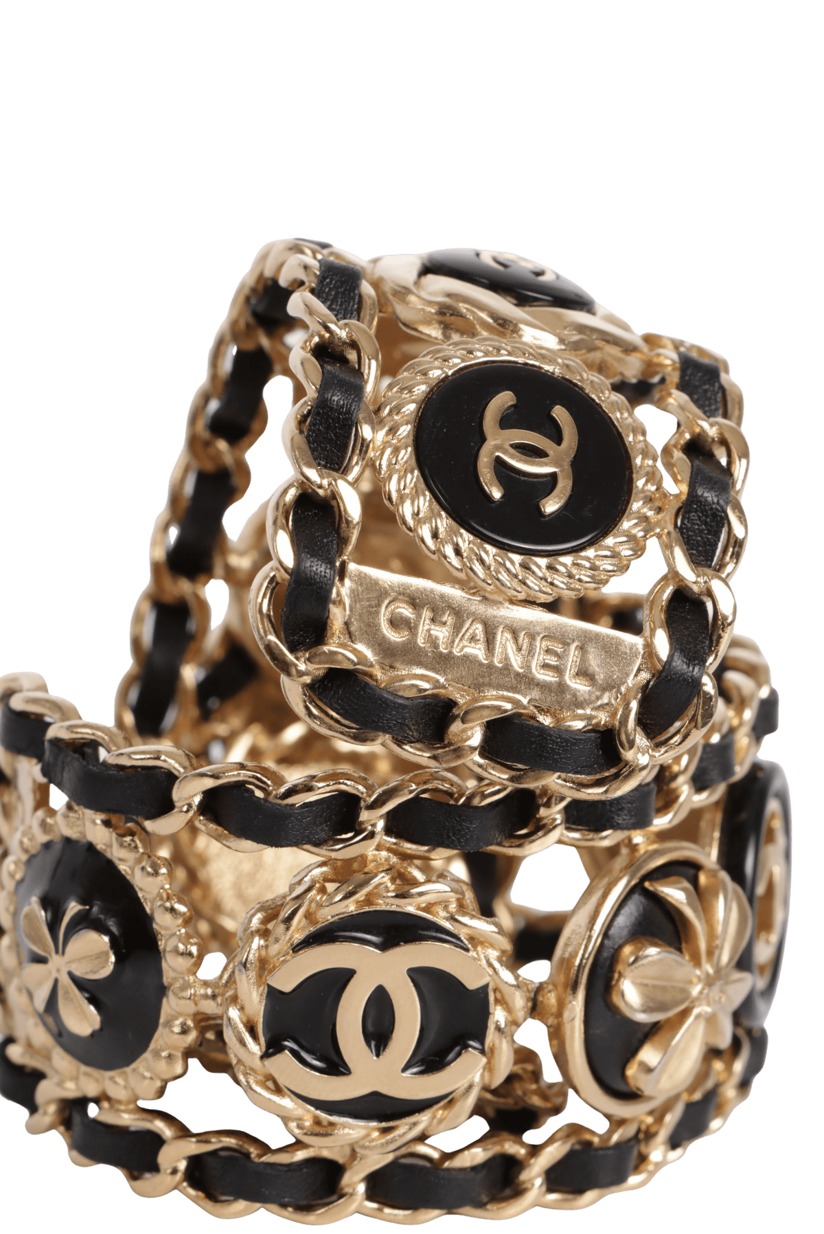 CC LEATHER BRACELET
