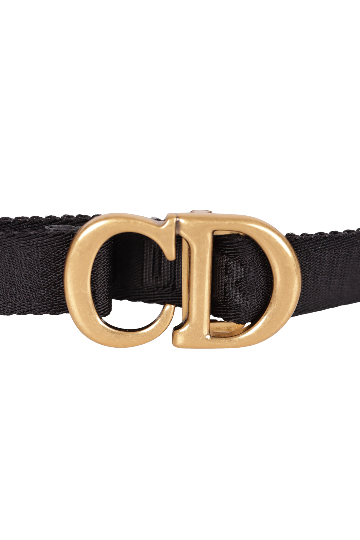 LOGO CANVAS SLIM BELT 80