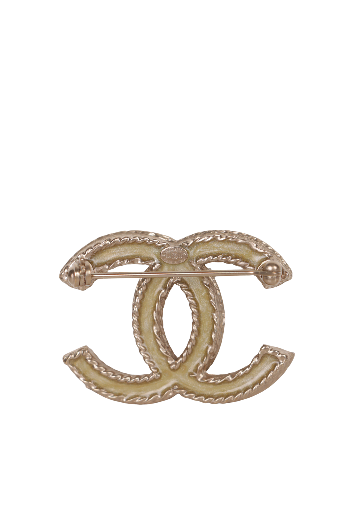 CC CRYSTAL BROOCH