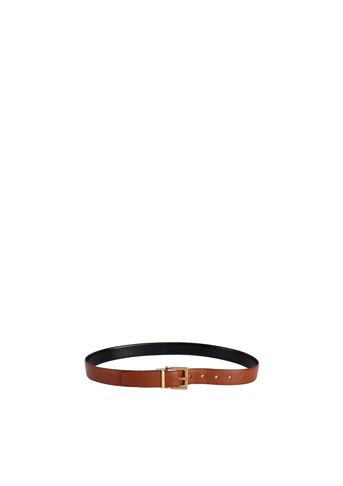 REVERSIBLE LEATHER BELT 85