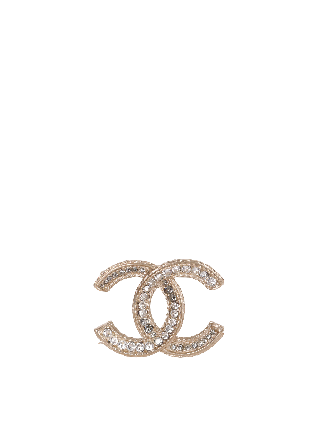 CC CRYSTAL BROOCH