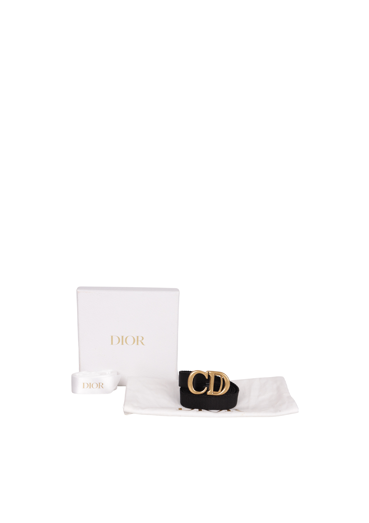 LOGO CANVAS SLIM BELT 80
