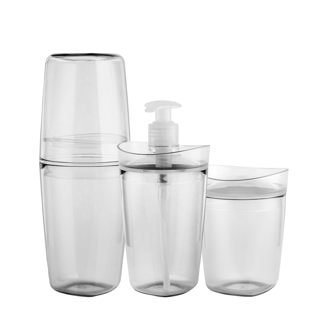 Kit banheiro completo Ou 3 peças Linha Tule - Ou