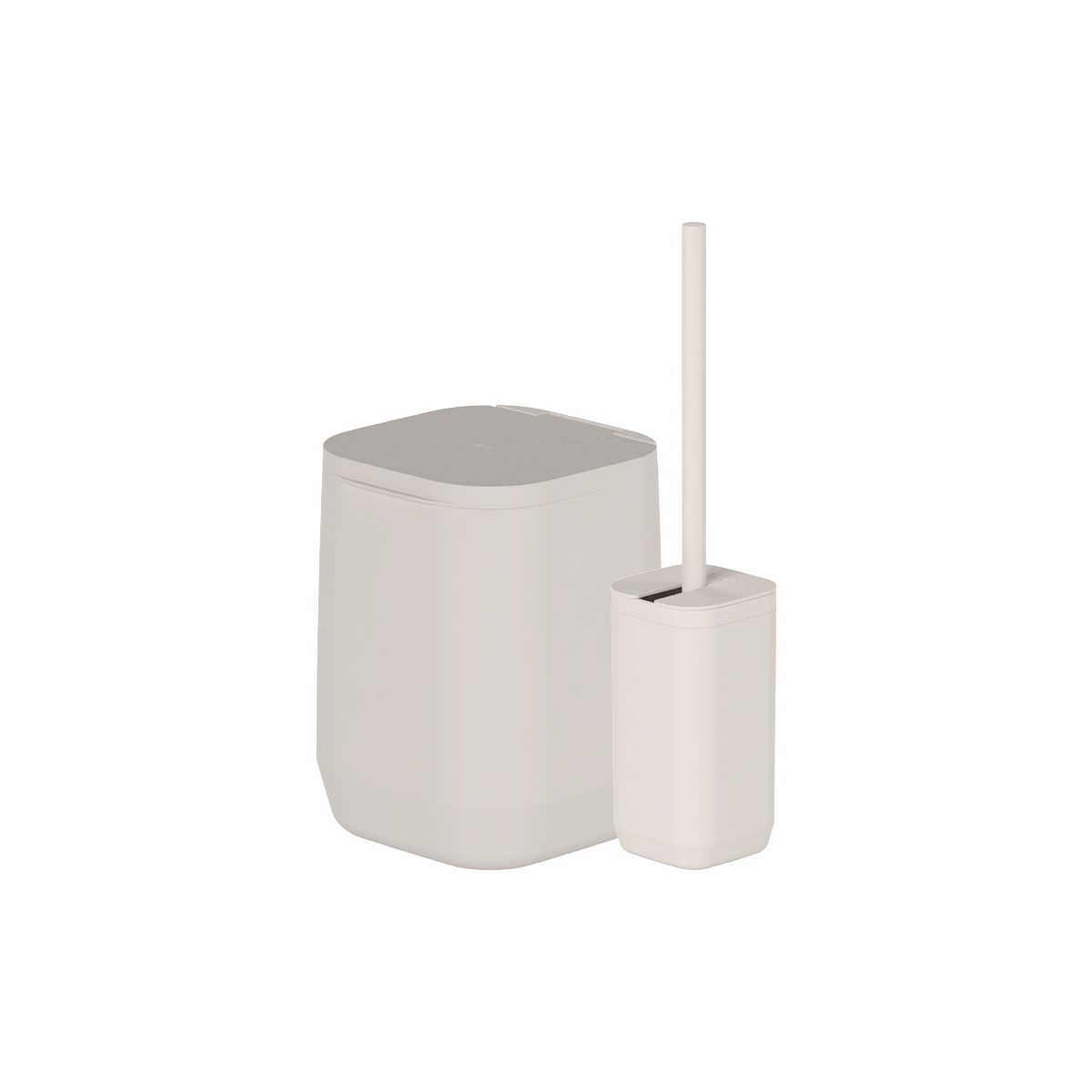 Kit de Banheiro com Lixeira de Piso/Parede Ou 2 Peças Linha Aura - Ou