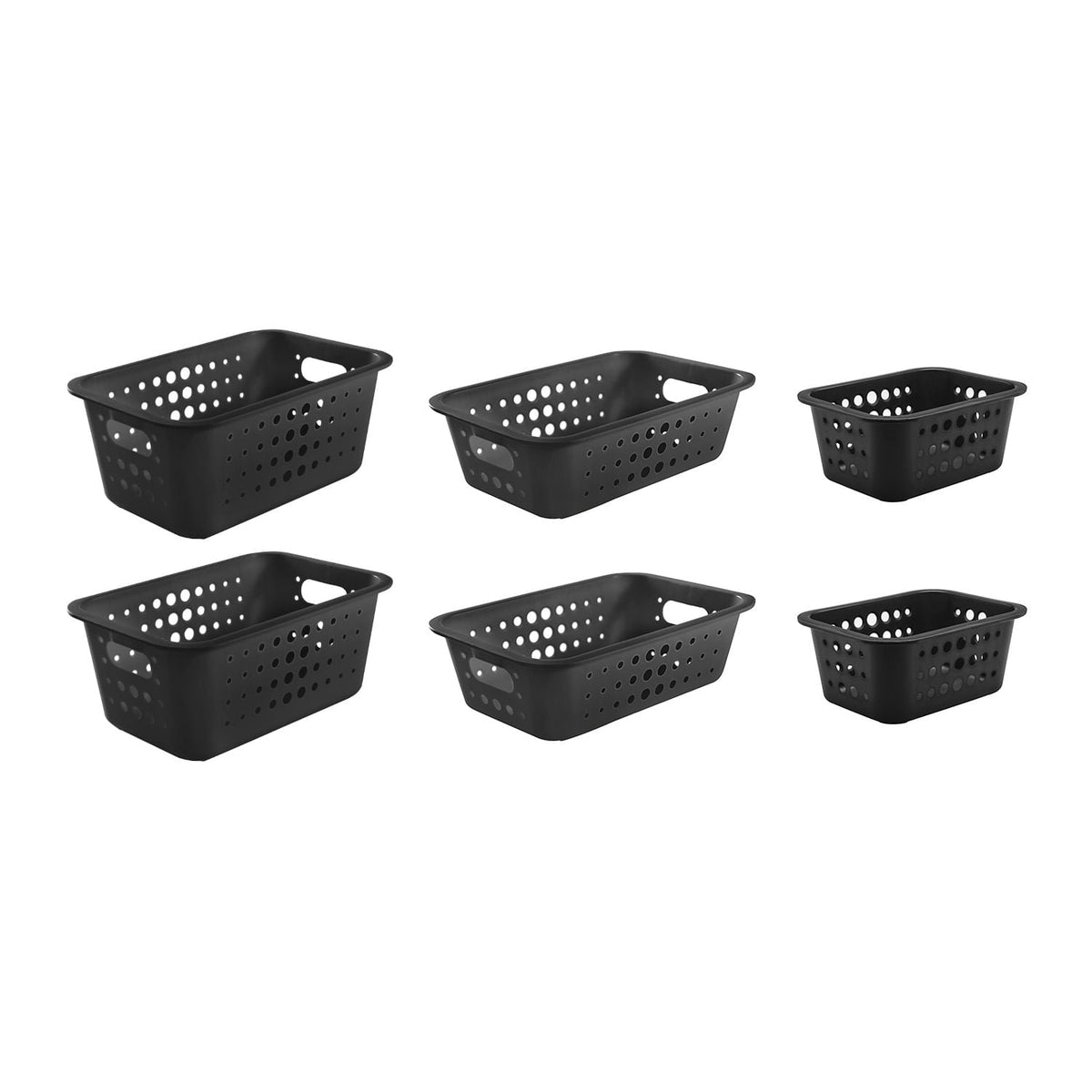 Kit de Cestas Organizadoras Ou 6 Peças - Ou